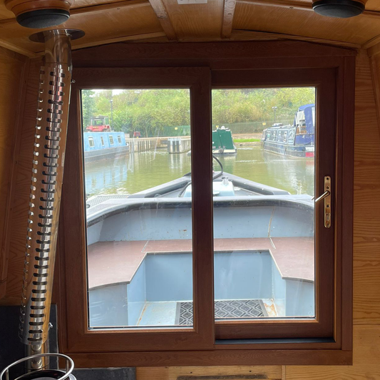 Boat Upvc Doors - Style 11 - Sliding Doors - Full Glass