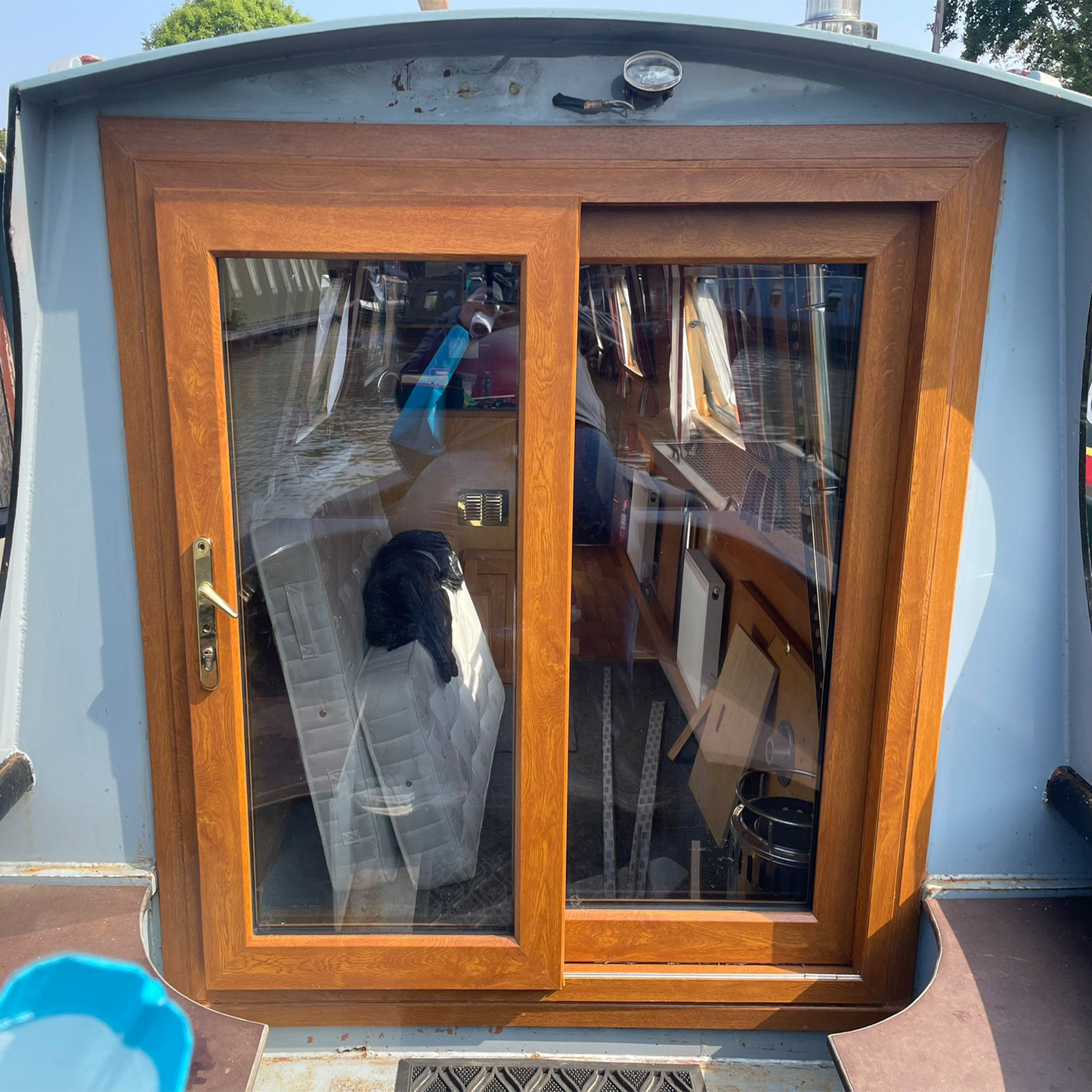 Boat Upvc Doors - Style 11 - Sliding Doors - Full Glass