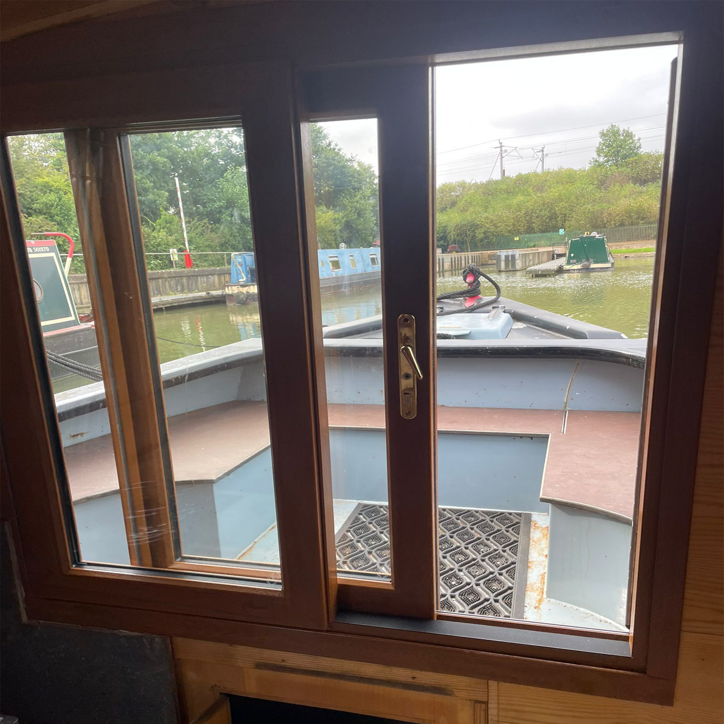 Boat Upvc Doors - Style 11 - Sliding Doors - Full Glass