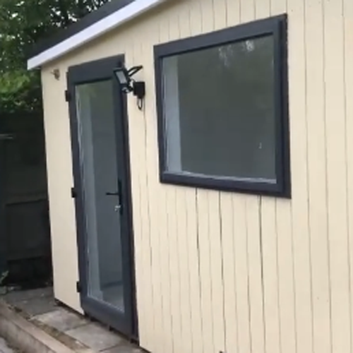 Shed Upvc Doors - Style 1 - Full Glass
