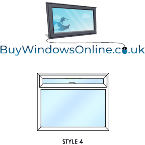 Style 4 - Opening Over Fixed Narrowboat Windows