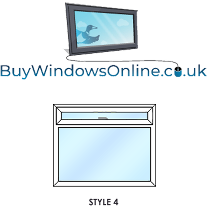 Style 4 - Opening Over Fixed Narrowboat Windows