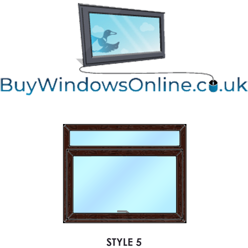 Style 5 - Fixed Over Opener Narrowboat Windows