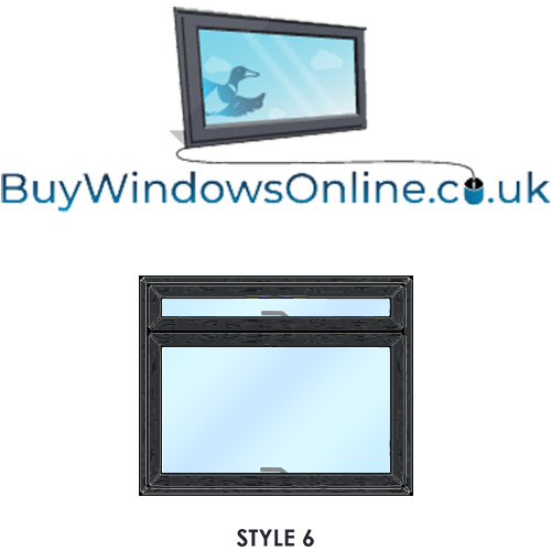 Style 6 - Opener Over Opener Narrowboat Windows