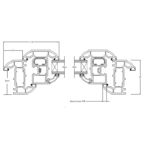 Boat Upvc Doors - Style 8 - Swan Hatch