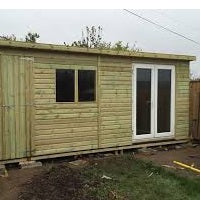 Shed Upvc Doors - Style 5 - Full Glass