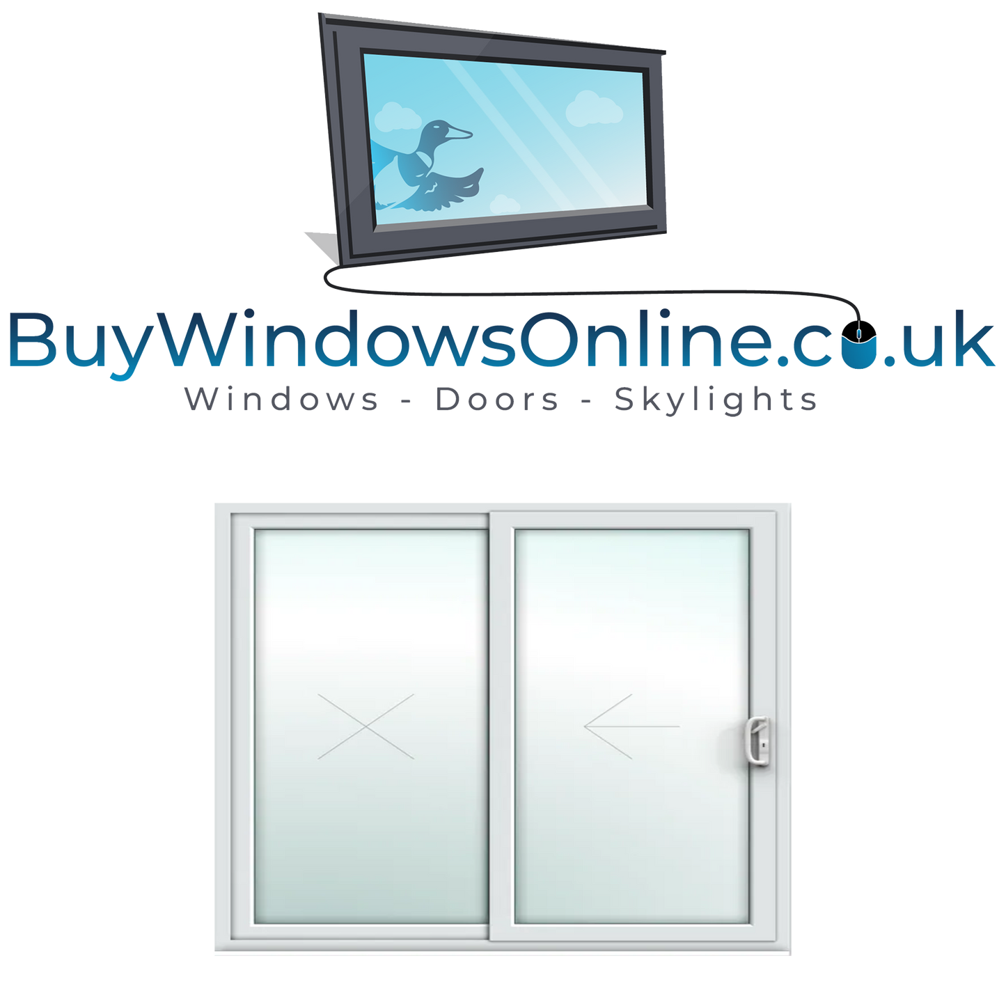 Static Caravan Upvc Doors - Style 11 - Sliding Doors - Full Glass