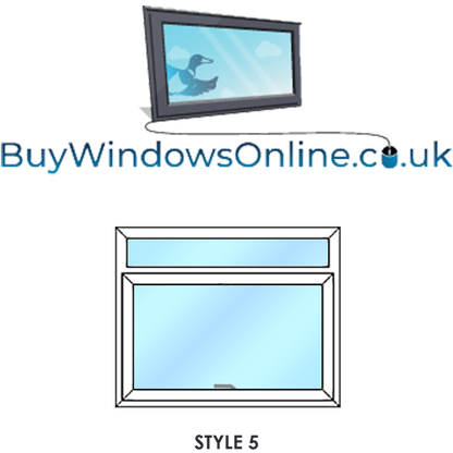 Style 5 - Fixed Over Opener Static Caravan Windows