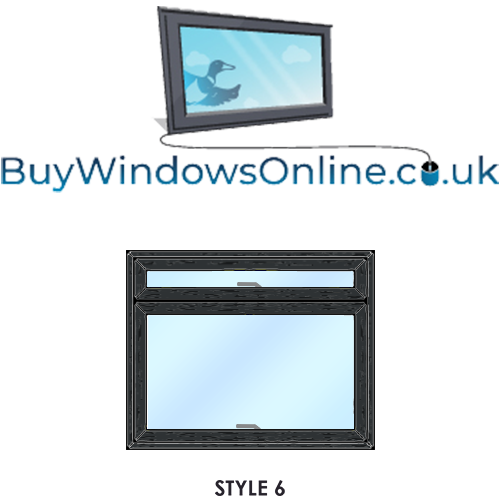 Style 6 - Opener Over Opener Static Caravan Windows