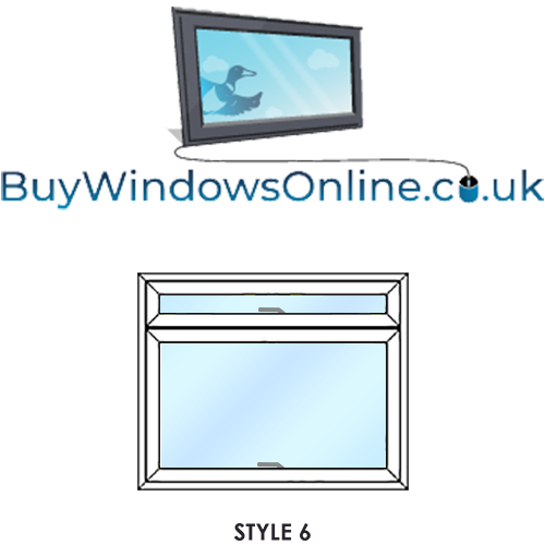 Style 6 - Opener Over Opener Static Caravan Windows