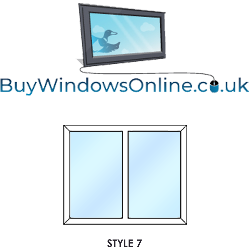 Static Caravan Windows - Style 7 - Fixed next to Fixed