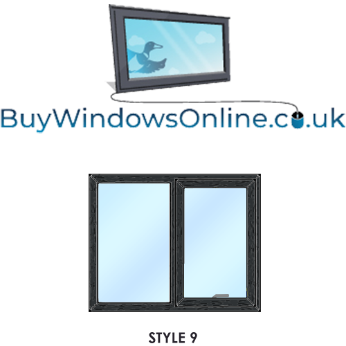 Style 9 - Fixed next to Push Out Opener Static Caravan Windows