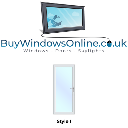 Boat Upvc Doors - Style 1 - Full Glass