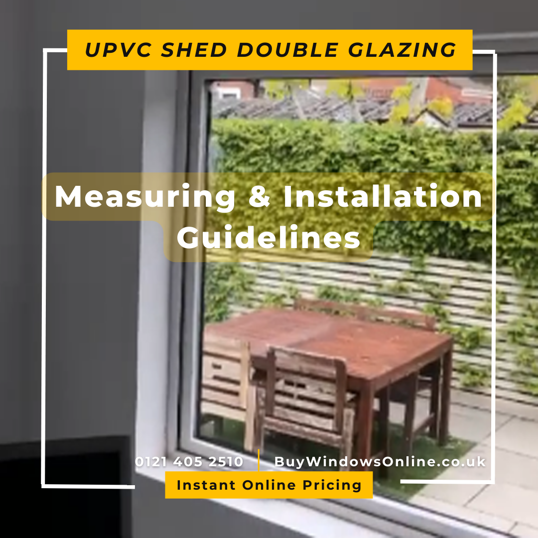 Load video: How to measure and install upvc shed windows?