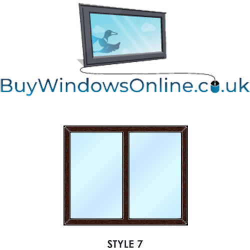 Style 7 - Fixed next to Fixed Narrowboat Windows