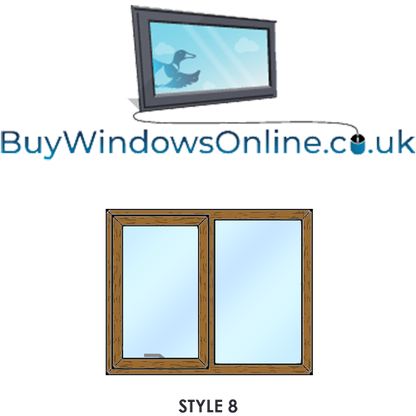 Style 8 - Push Out Opener next to Fixed Static Caravan Windows
